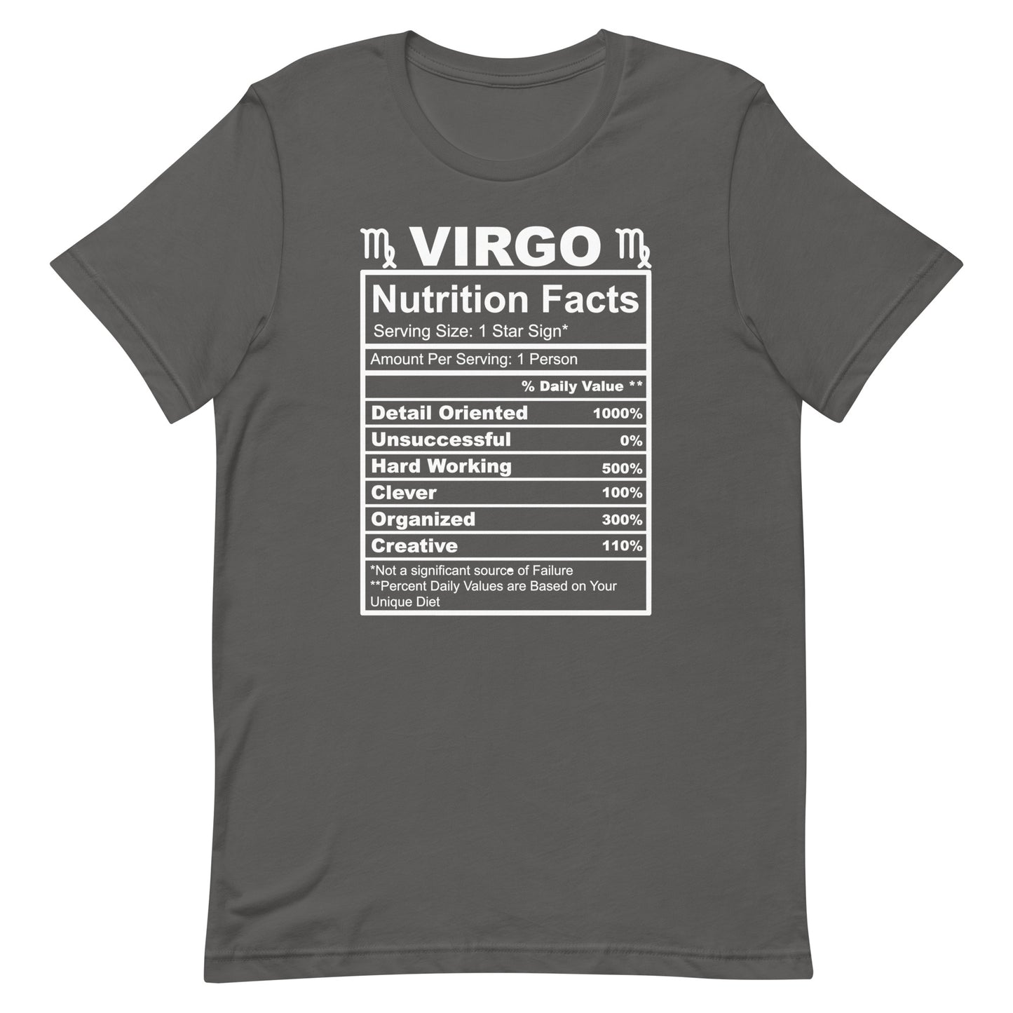 VIRGO - 4XL-5XL - Unisex T-Shirt (white letters)