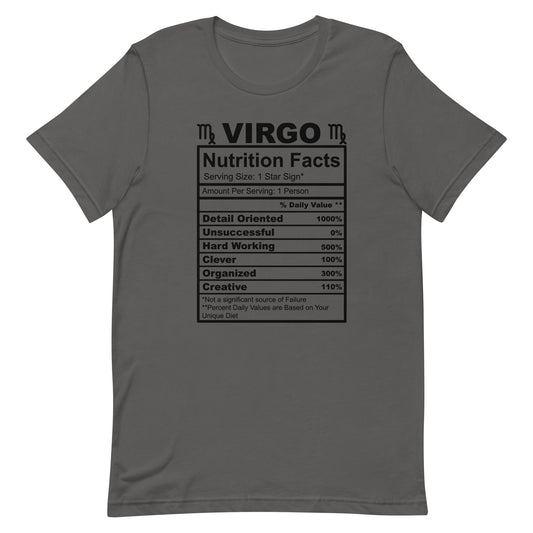 VIRGO - S-M - Unisex T-Shirt (black letters)