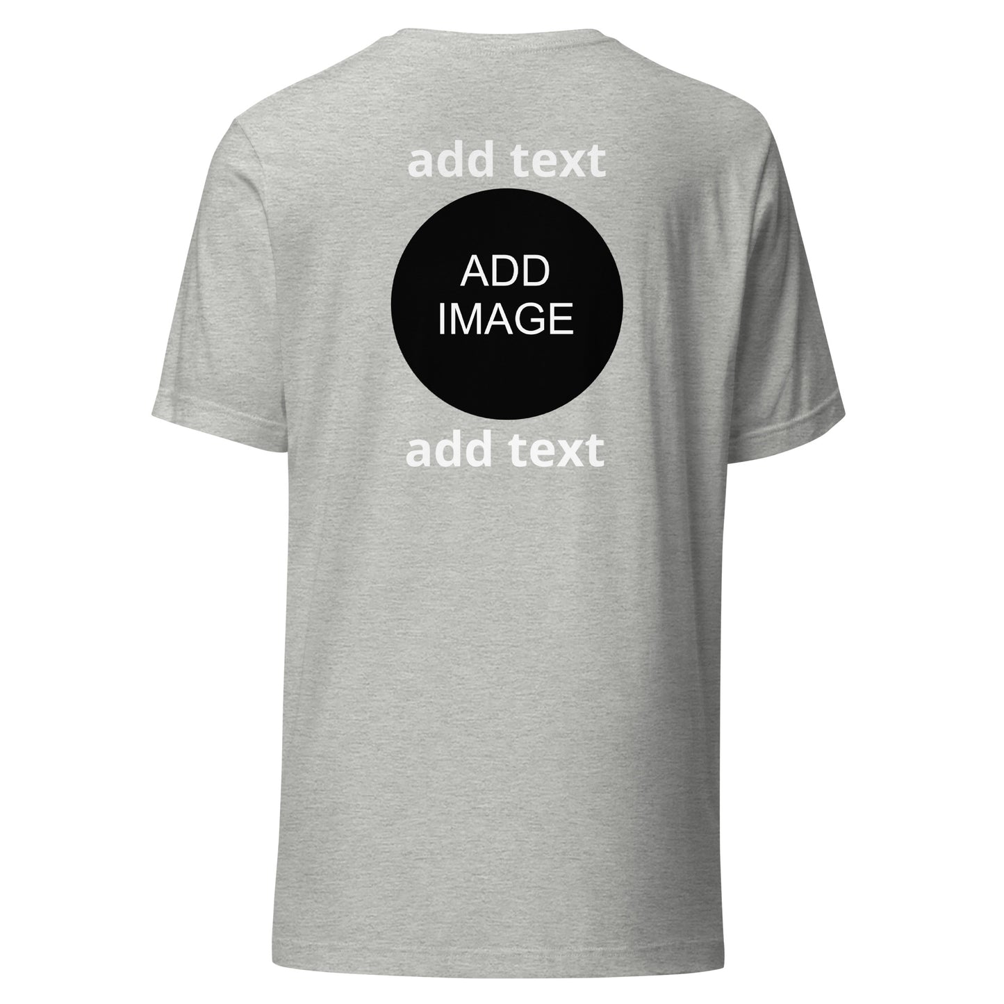 Small - Medium Unisex [front & back image with top & bottom white text]