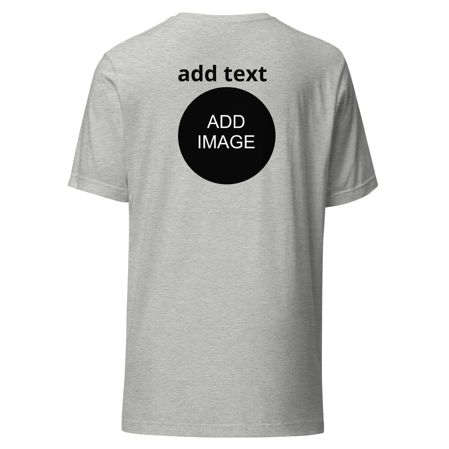 Large - XL Unisex [front & back image with top black text]