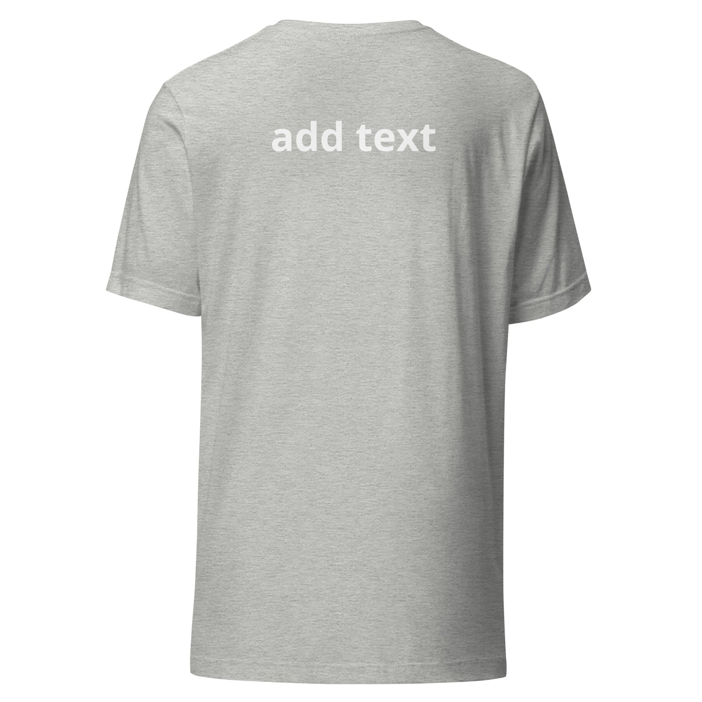 Large - XL Unisex [front & back white text]