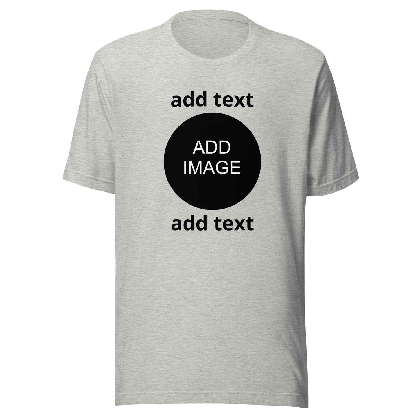 2XL - 3XL Unisex [front & back image with top & bottom black text]
