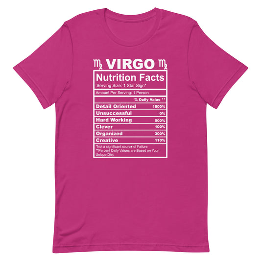 VIRGO - S-M - Unisex T-Shirt (white letters)