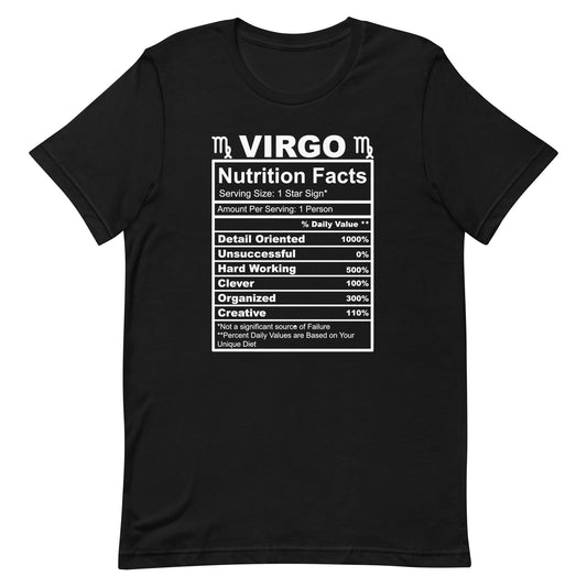 VIRGO - 2XL-3XL - Unisex T-Shirt (white letters)