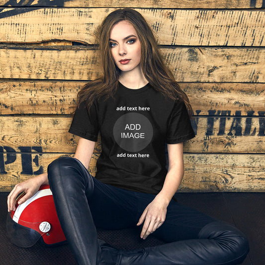 Medium - Large Unisex [front & back image and text]