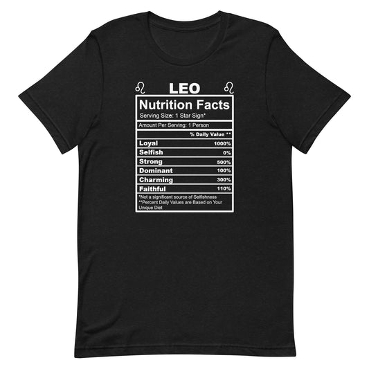 LEO - 2XL-3XL - Unisex T-Shirt (white letters)