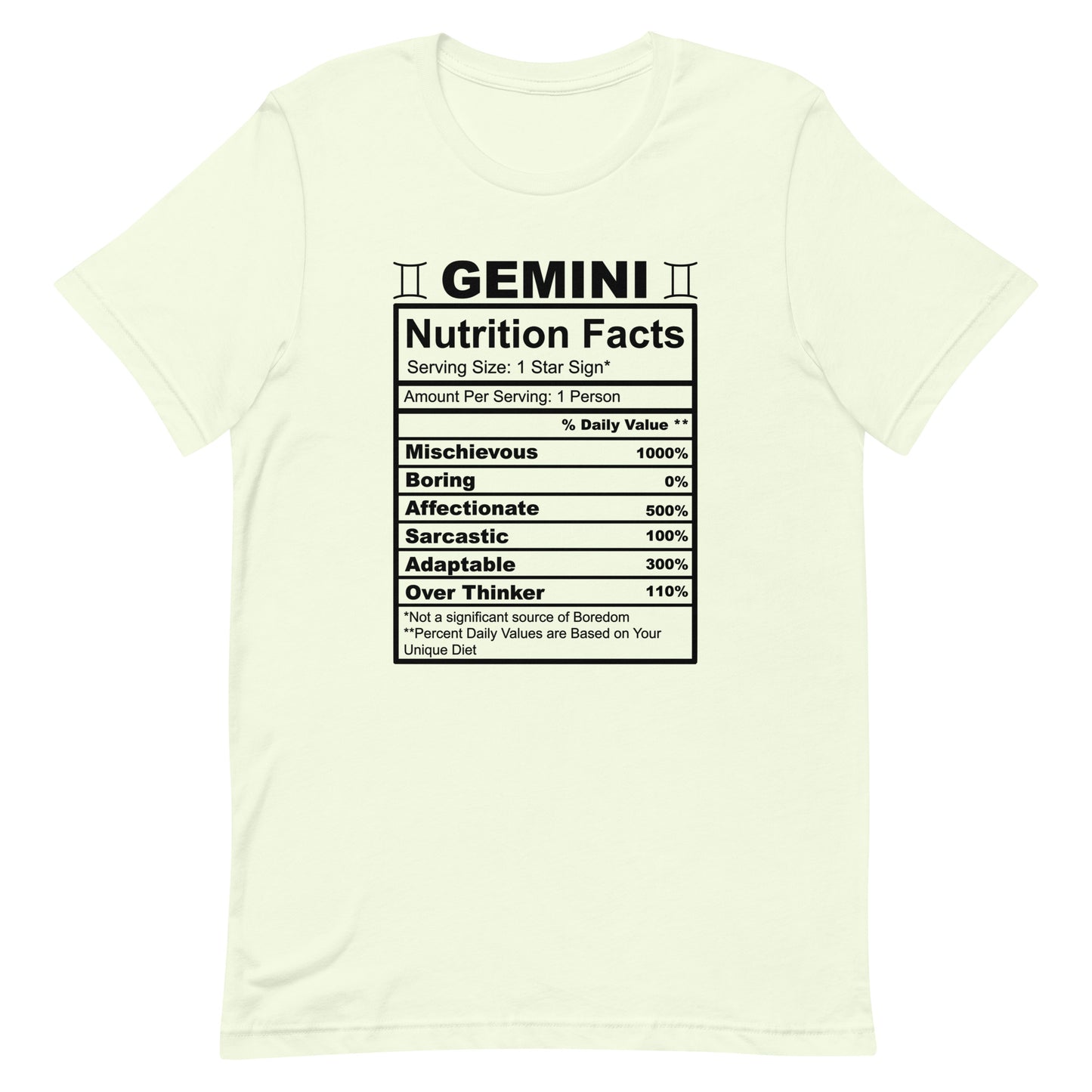 GENINI - 4XL-5XL - Unisex T-Shirt (black letters)