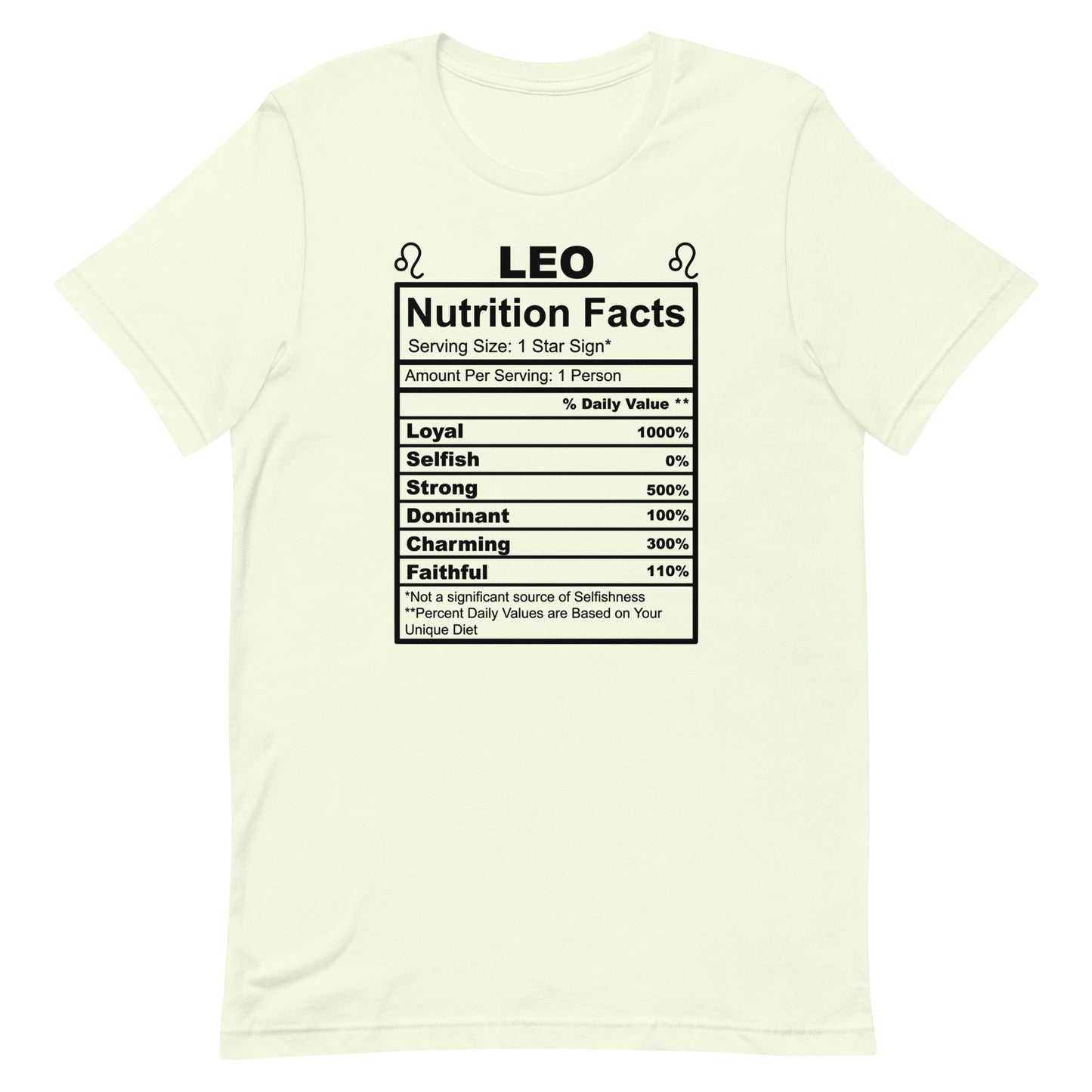 LEO - L-XL - Unisex T-Shirt (black letters)