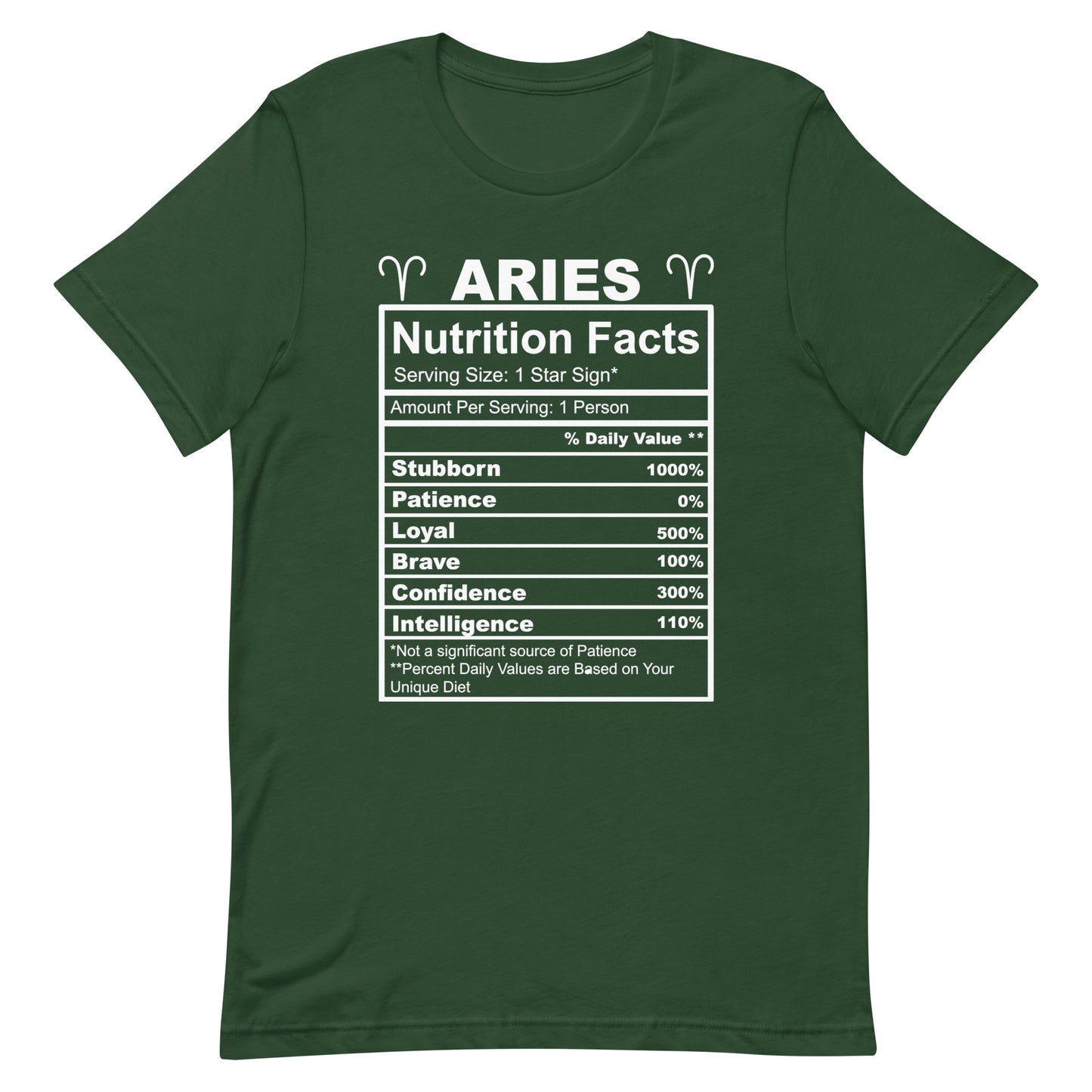 ARIES - 4XL-5XL - Unisex T-Shirt (white letters)