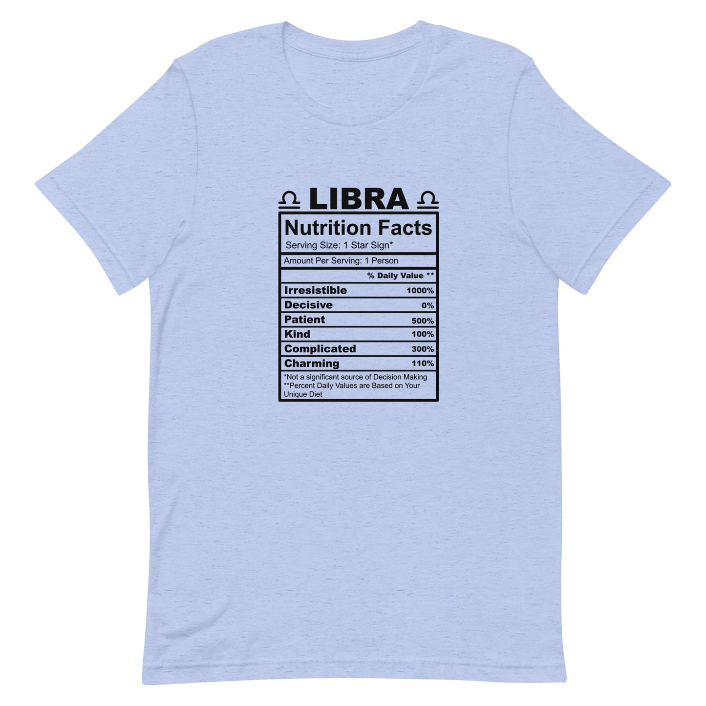 LIBRA - 4XL-5XL - Unisex T-Shirt (black letters)