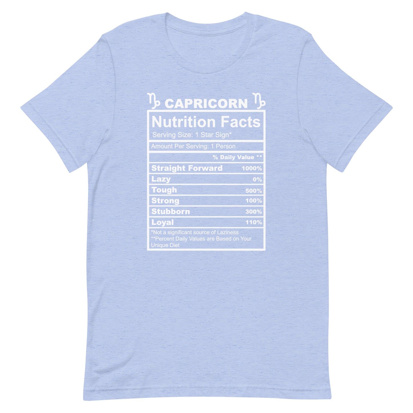 CAPRICORN - 4XL-5XL - Unisex T-Shirt (white letters)