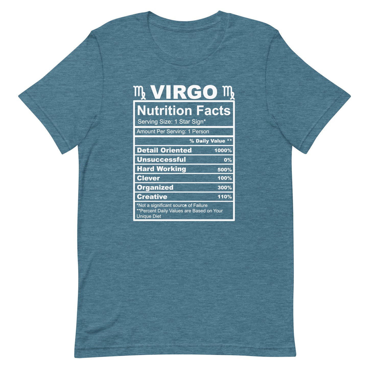 VIRGO - 2XL-3XL - Unisex T-Shirt (white letters)
