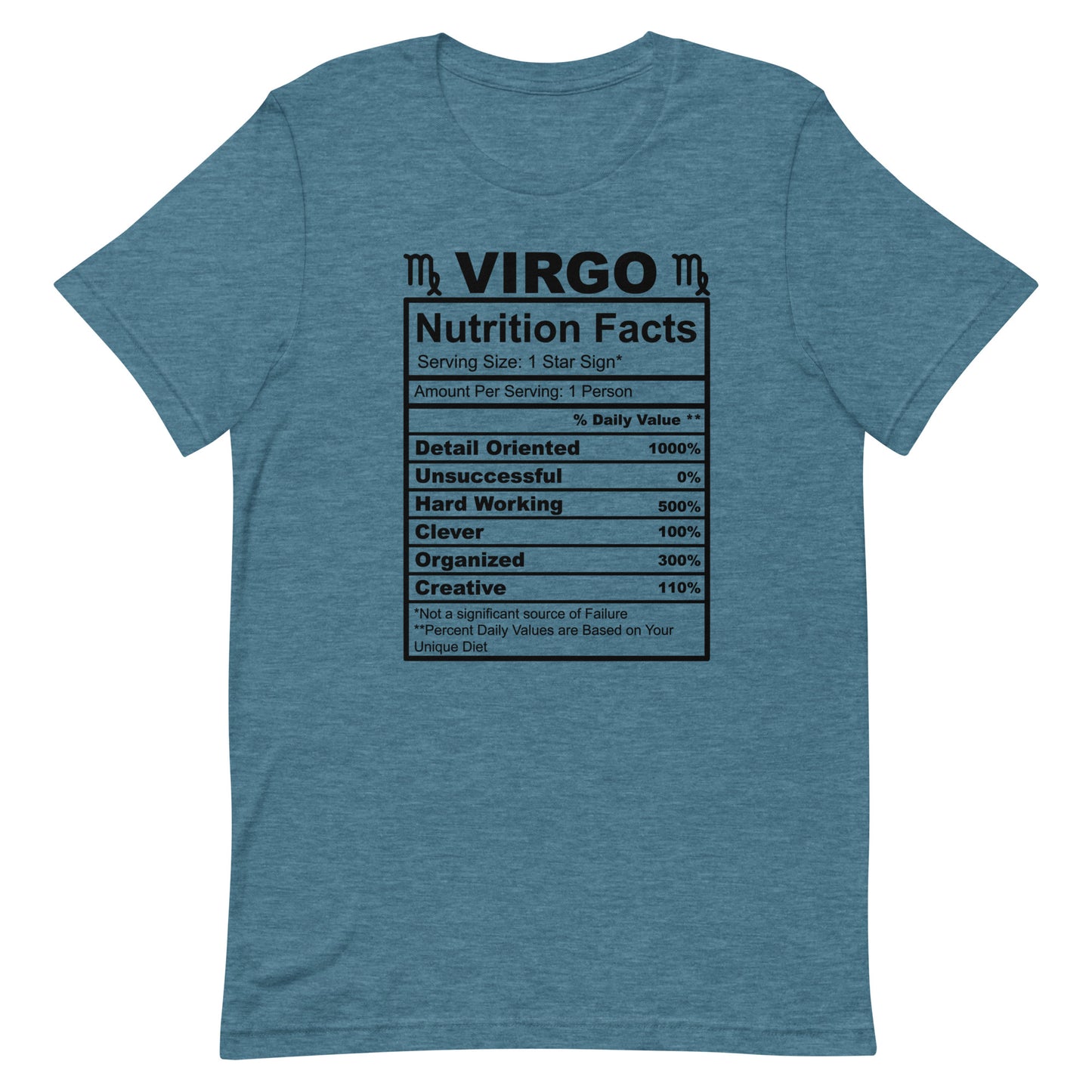 VIRGO - S-M - Unisex T-Shirt (black letters)