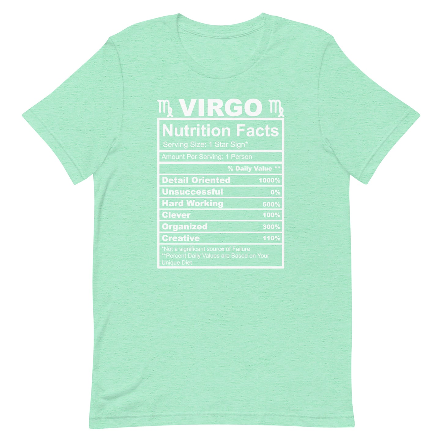 VIRGO - 4XL-5XL - Unisex T-Shirt (white letters)