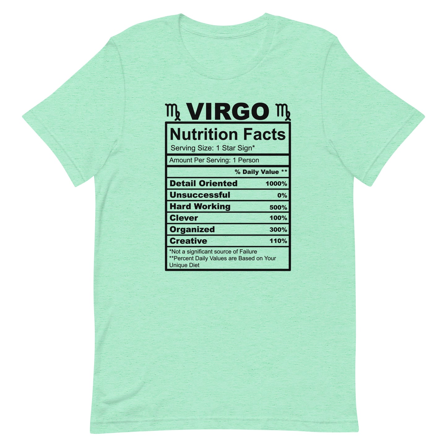 VIRGO - 4XL-5XL - Unisex T-Shirt (white letters)