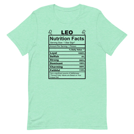 LEO - 4XL-5XL - Unisex T-Shirt (black letters)