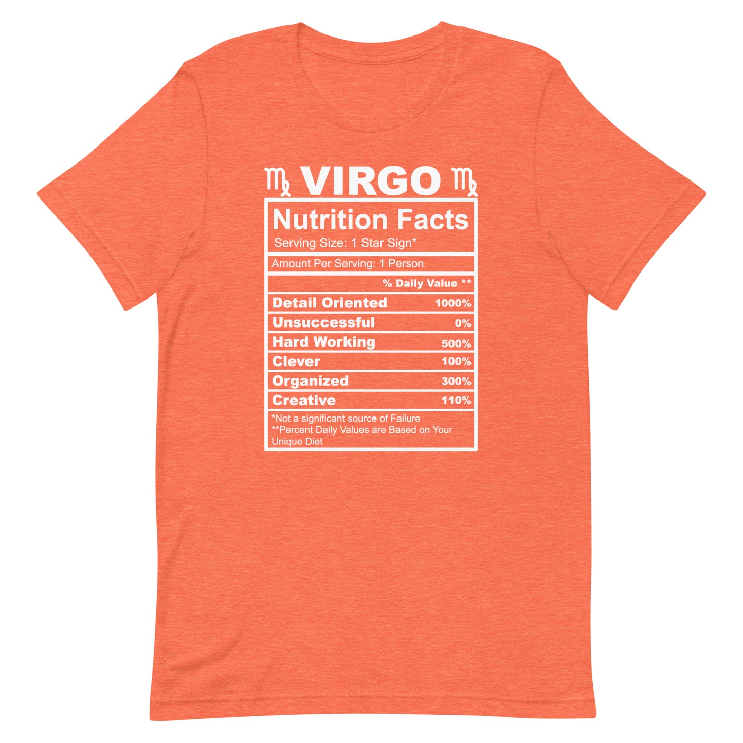 VIRGO - 4XL-5XL - Unisex T-Shirt (white letters)