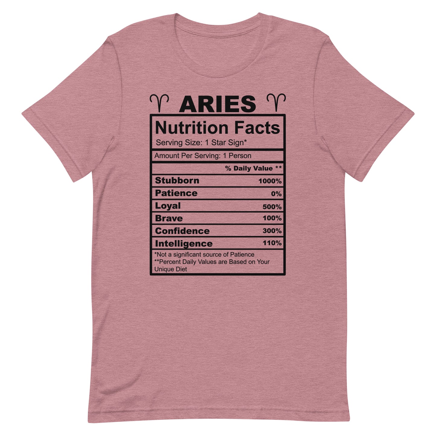 ARIES - L-XL - Unisex T-Shirt (black letters)