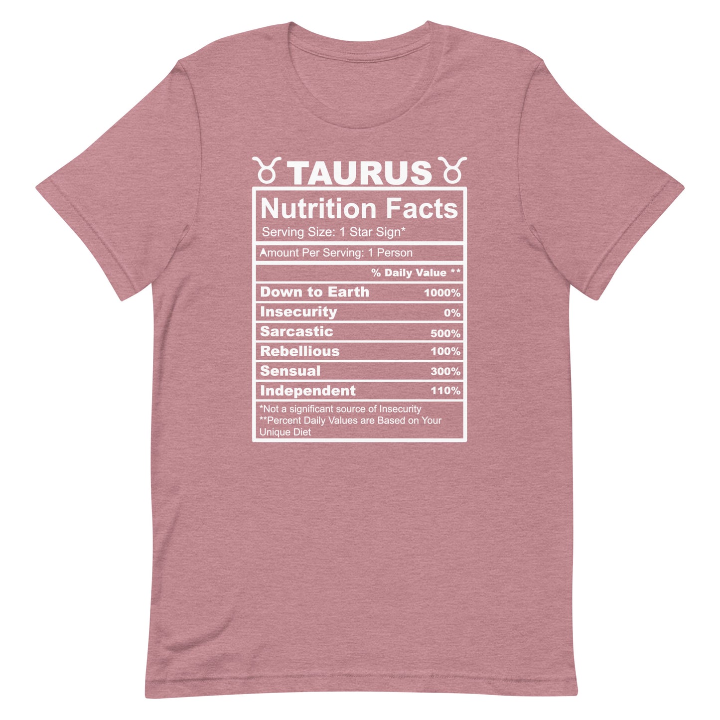 TAURUS - 2XL-3XL - Unisex T-Shirt (white letters)