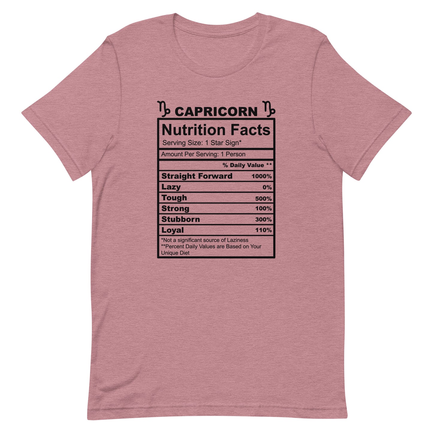 CAPRICORN - L-XL - Unisex T-Shirt (black letters)