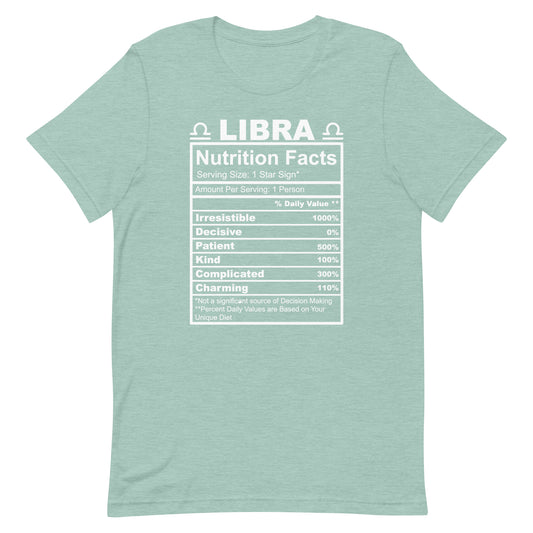 LIBRA - XS - Unisex T-Shirt (white letters)