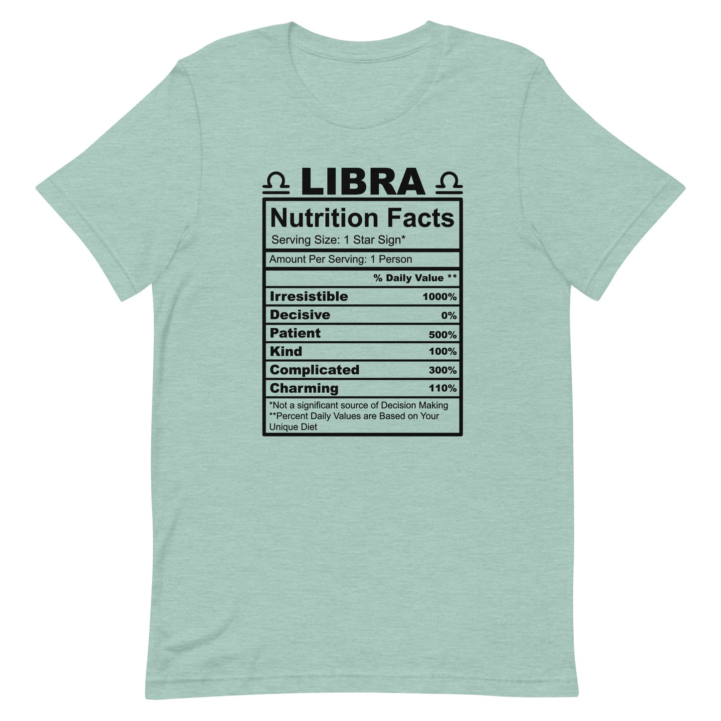 LIBRA - 2XL-3XL - Unisex T-Shirt (black letters)