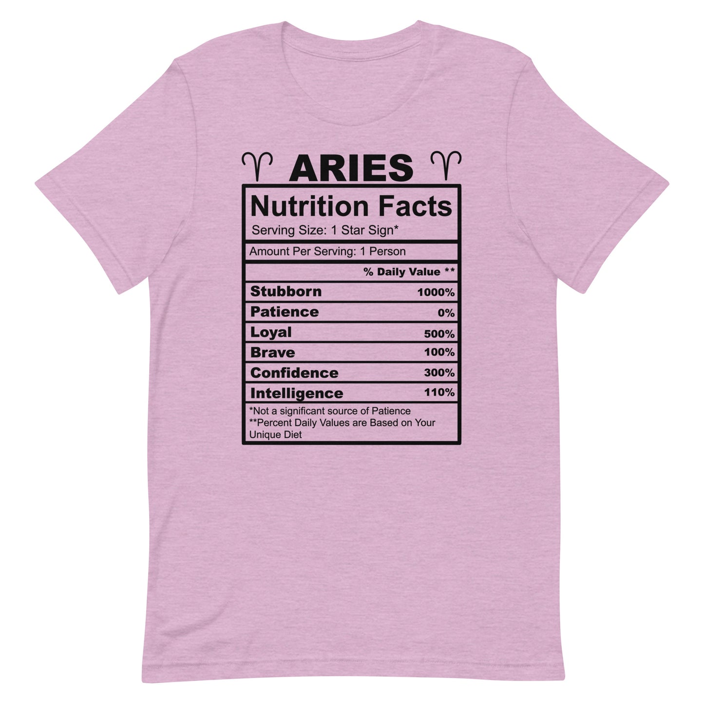 ARIES - L-XL - Unisex T-Shirt (black letters)