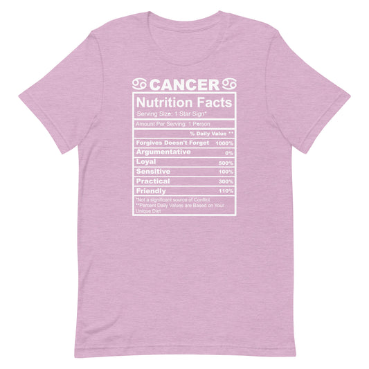 CANCER - XS - Unisex T-Shirt (white letters)