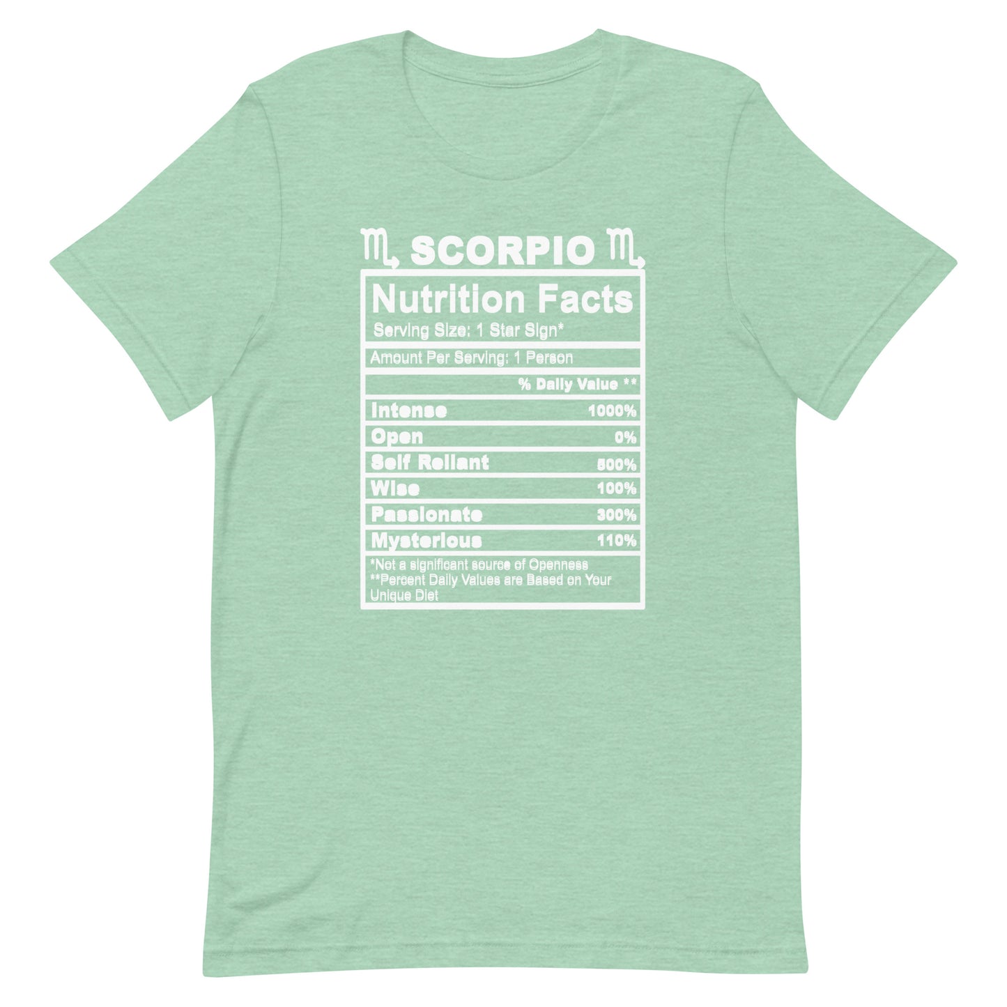 SCORPIO - 2XL-3XL - Unisex T-Shirt (white letters)
