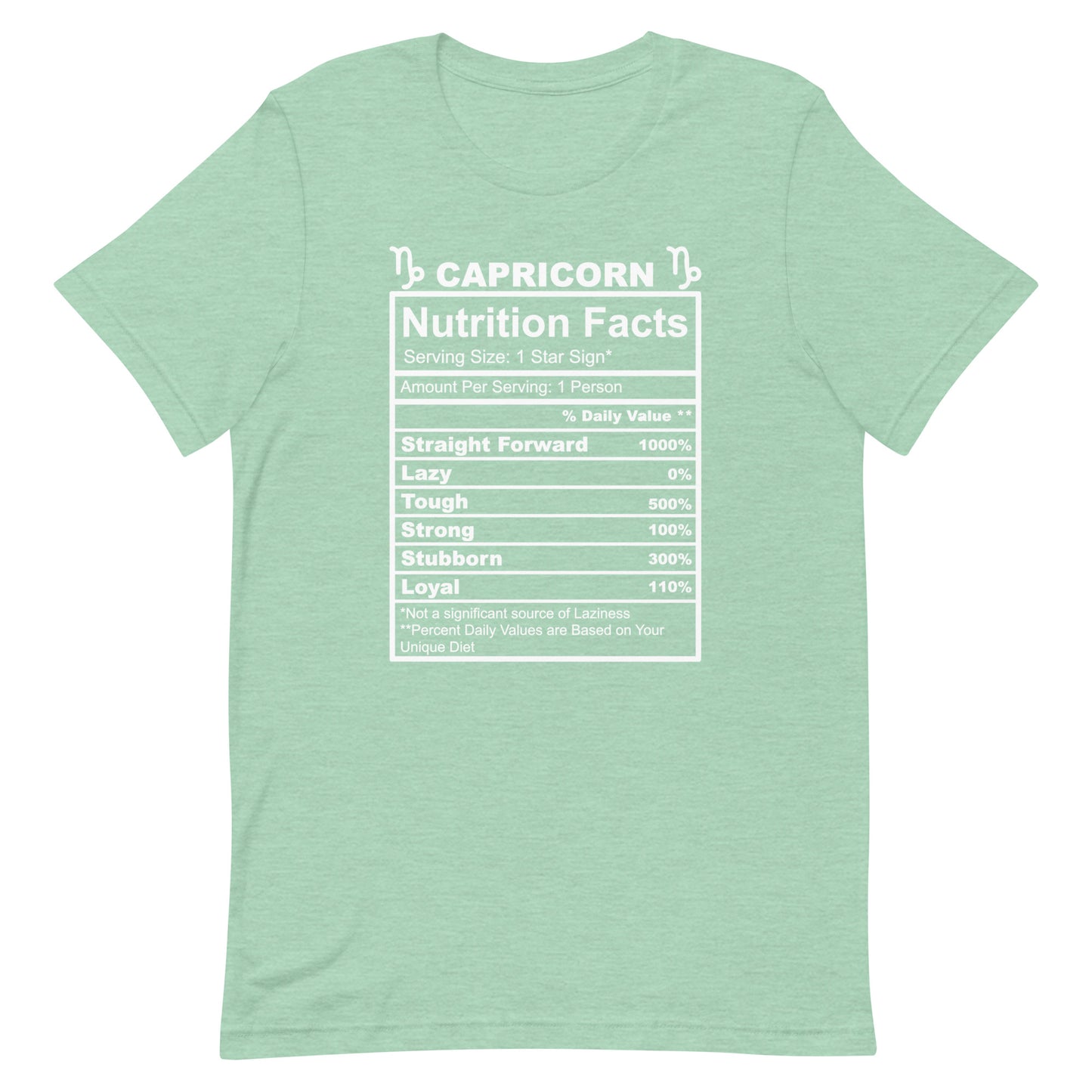 CAPRICORN - L-XL - Unisex T-Shirt (white letters)