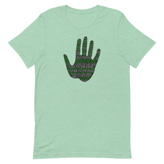 Talk to the Hand - LIME - S-4XL