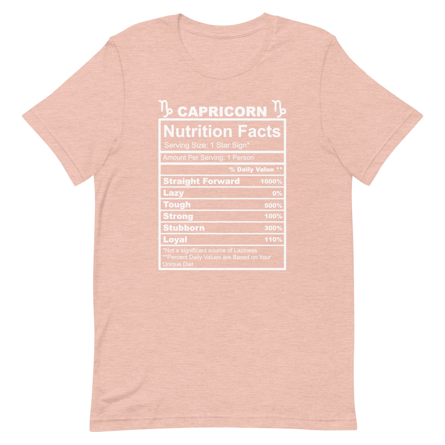 CAPRICORN - 4XL-5XL - Unisex T-Shirt (white letters)