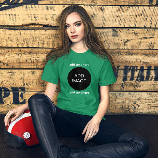 Medium - Large Unisex [front & back image and text]