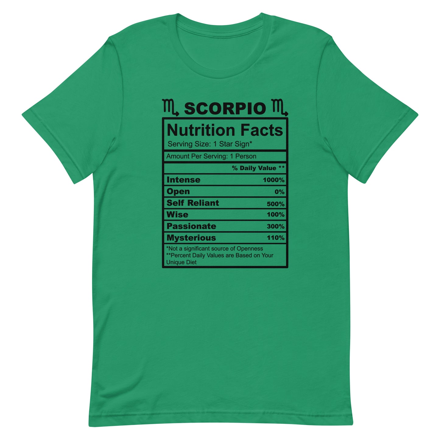 SCORPIO - 4XL-5XL - Unisex T-Shirt (black letters)