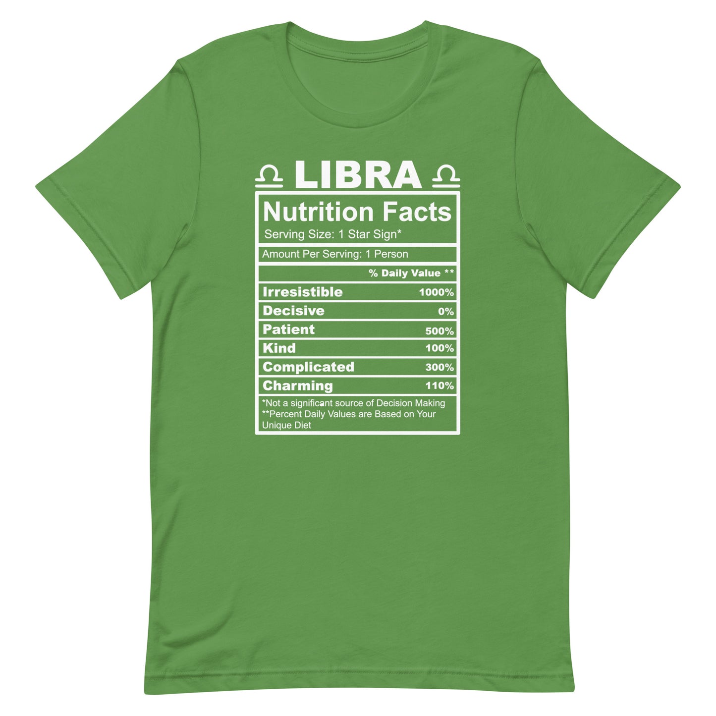 LIBRA - 4XL-5XL - Unisex T-Shirt (white letters)