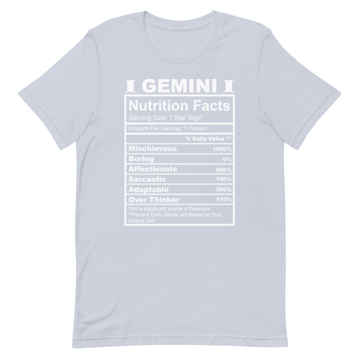GEMINI - S-M - Unisex T-Shirt (white letters)
