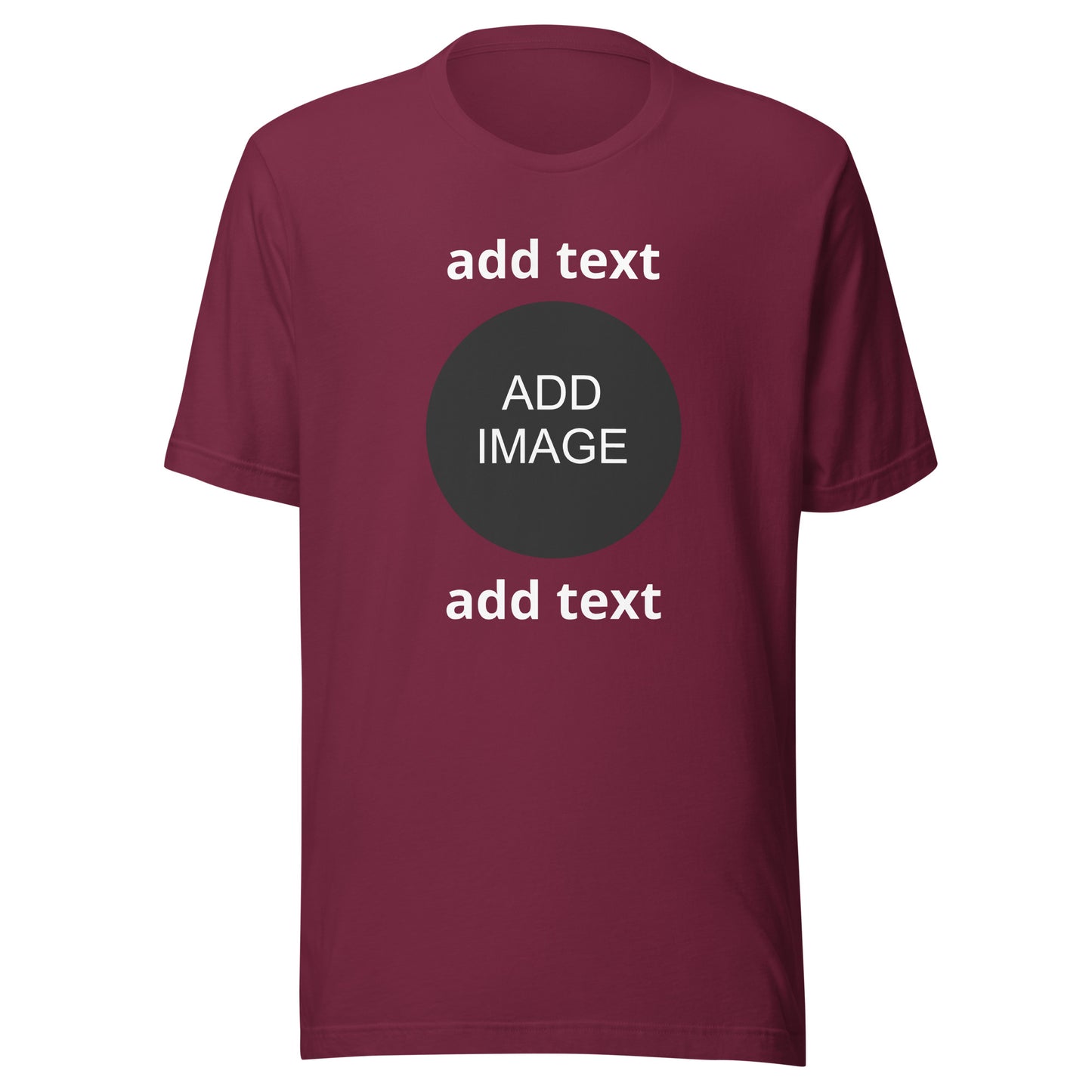 Large - XL Unisex [front & back image with top & bottom white text]