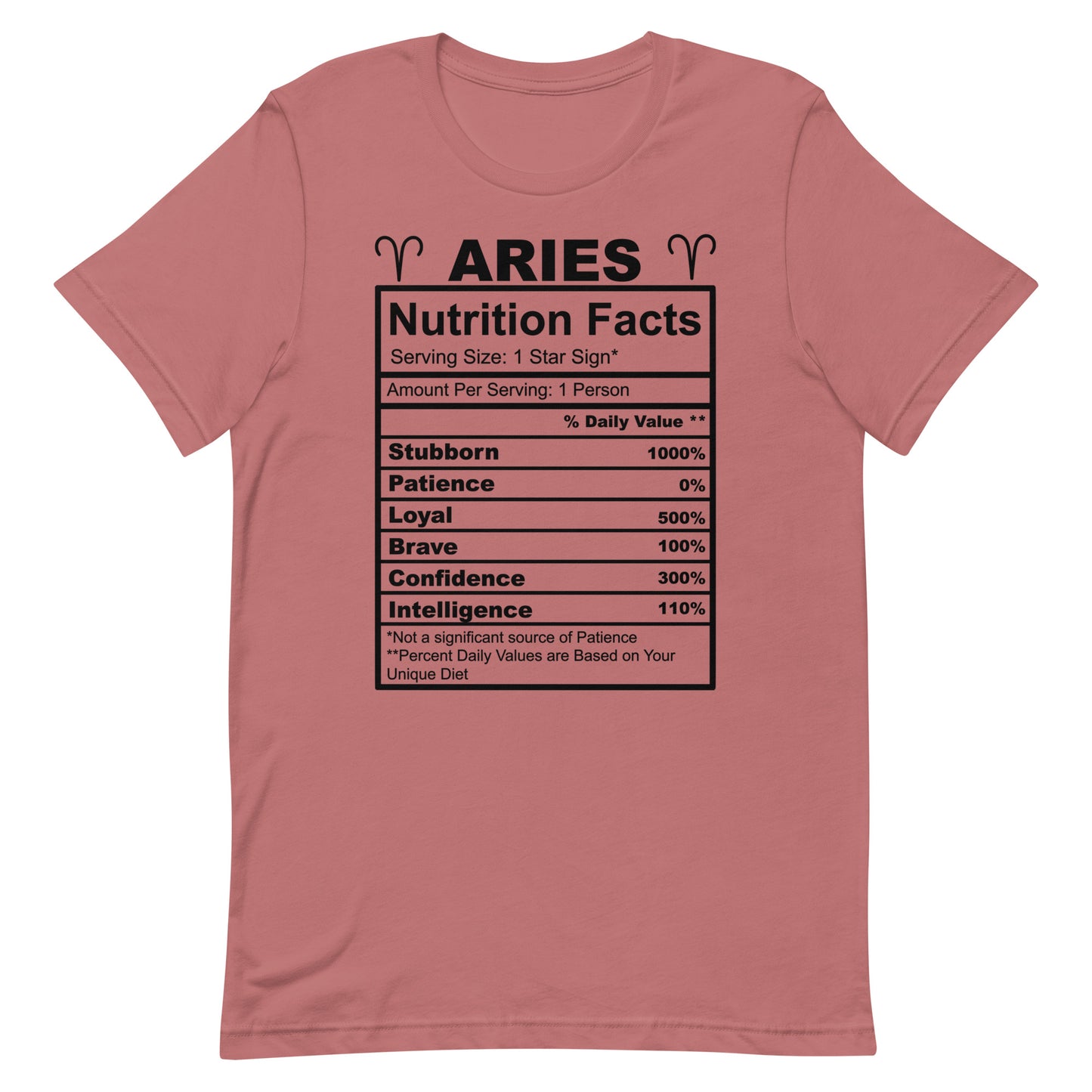 ARIES - L-XL - Unisex T-Shirt (black letters)