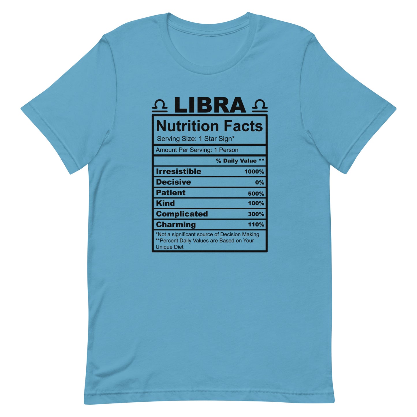 LIBRA - 2XL-3XL - Unisex T-Shirt (black letters)