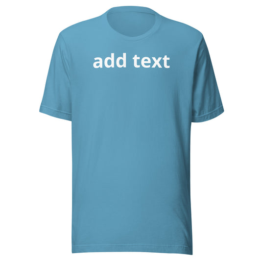 4XL Unisex [front & back text]