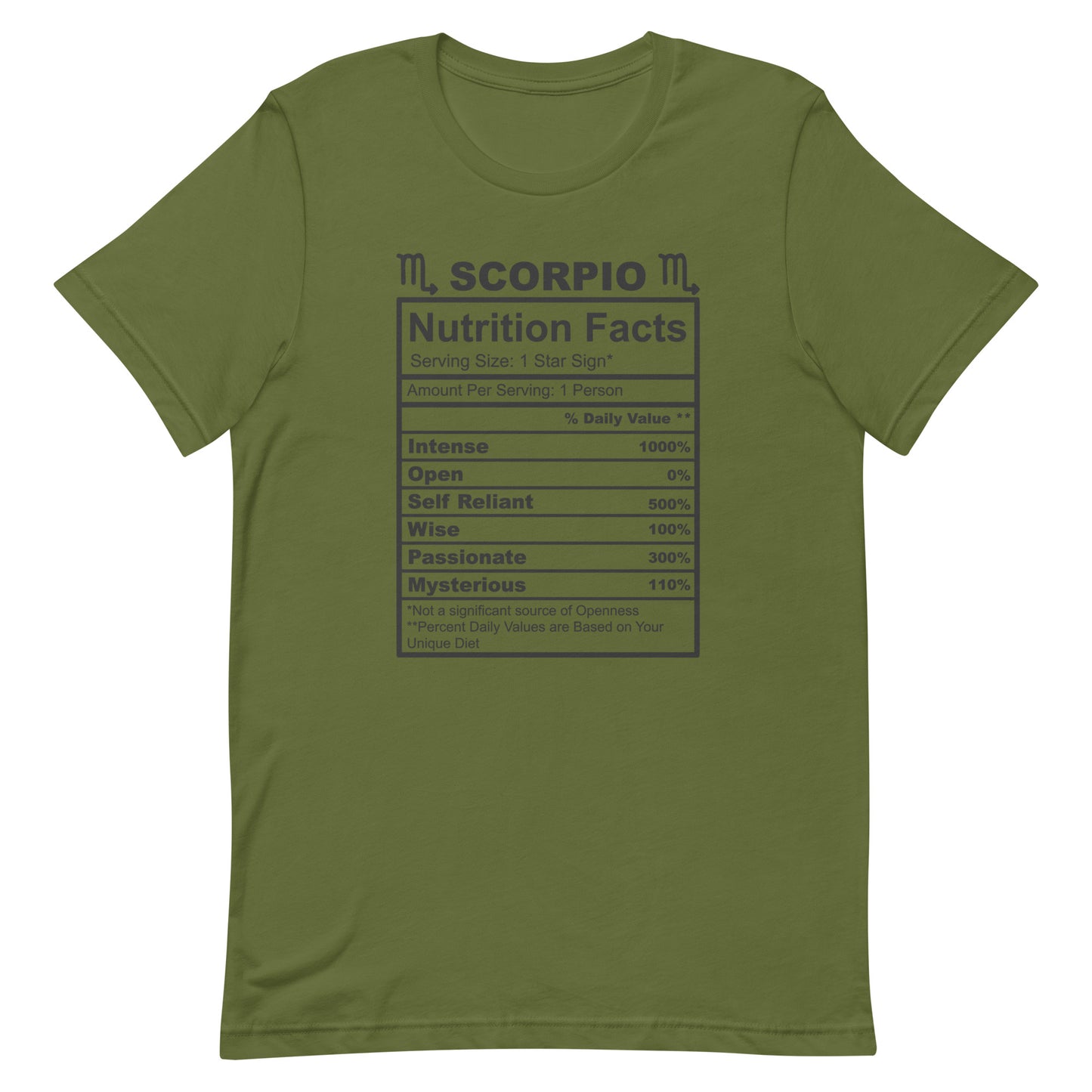 SCORPIO - 2XL-3XL - Unisex T-Shirt (black letters)