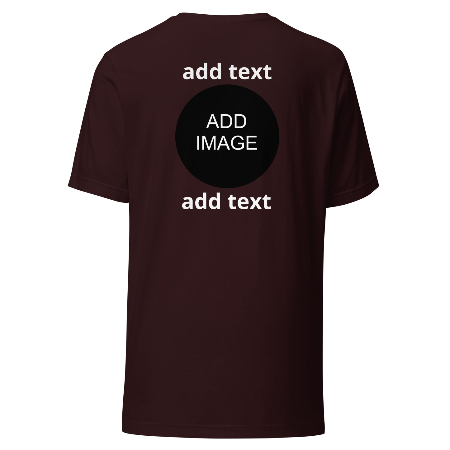 Small - Medium Unisex [front & back image with top & bottom white text]