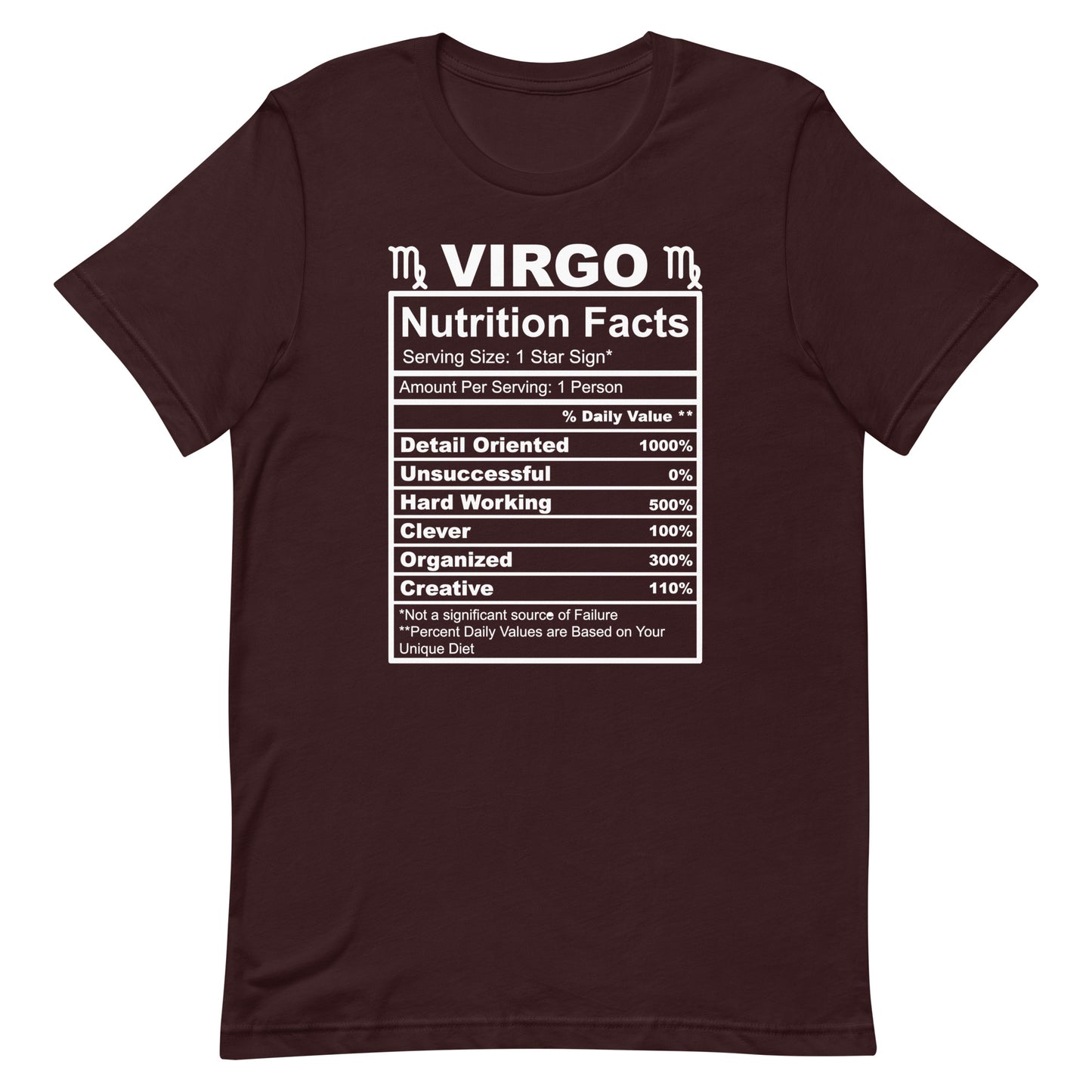 VIRGO - 4XL-5XL - Unisex T-Shirt (white letters)