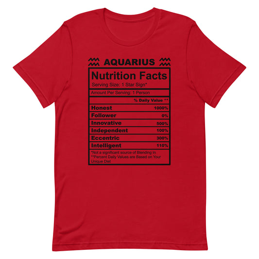 AQUARIUS - L-XL - Unisex T-Shirt (black letters)