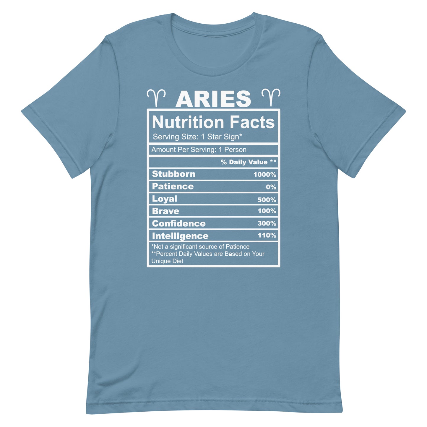 ARIES - S-M - Unisex T-Shirt (white letters)