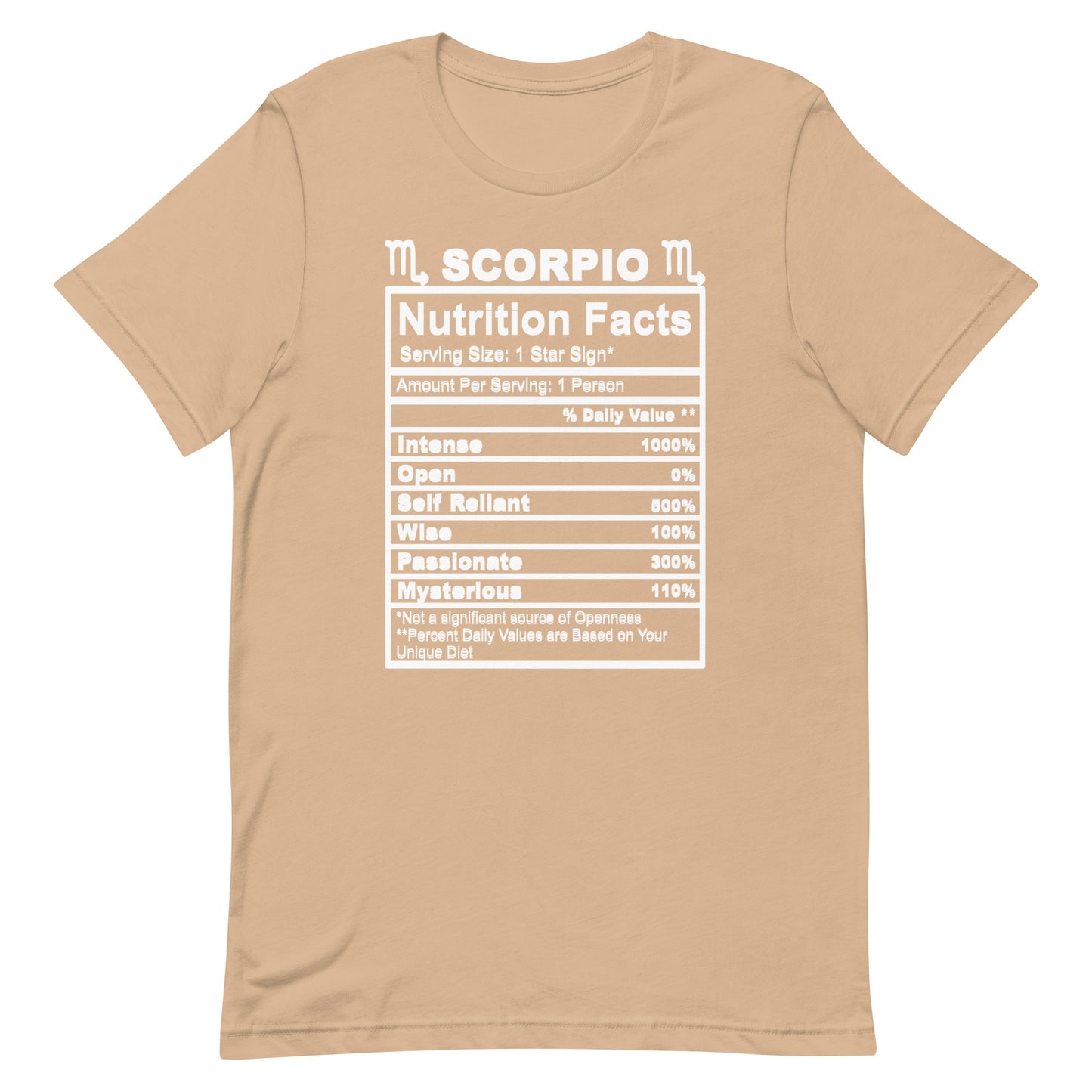 SCORPIO - XS - Unisex T-Shirt (white letters)