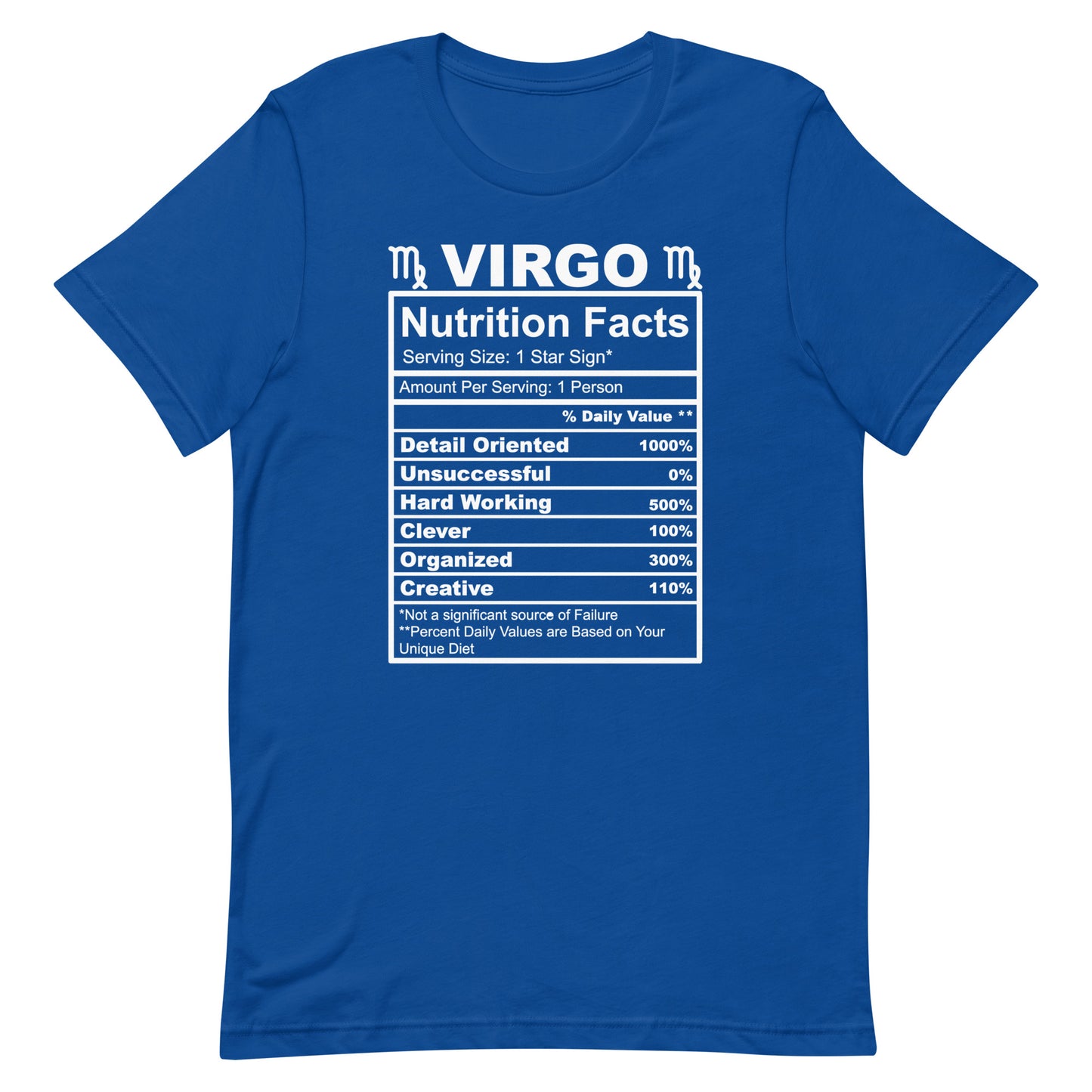 VIRGO - 4XL-5XL - Unisex T-Shirt (white letters)