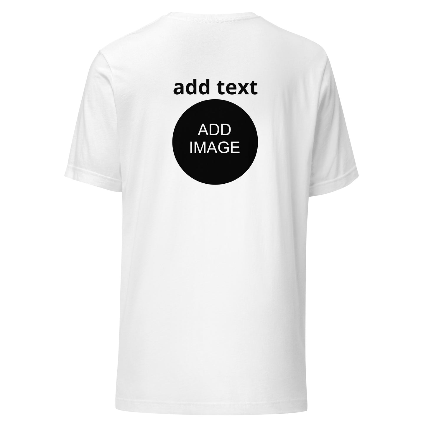 Small - Medium Unisex [front & back image with top black text]