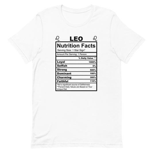 LEO - XS - Unisex T-Shirt (black letters)