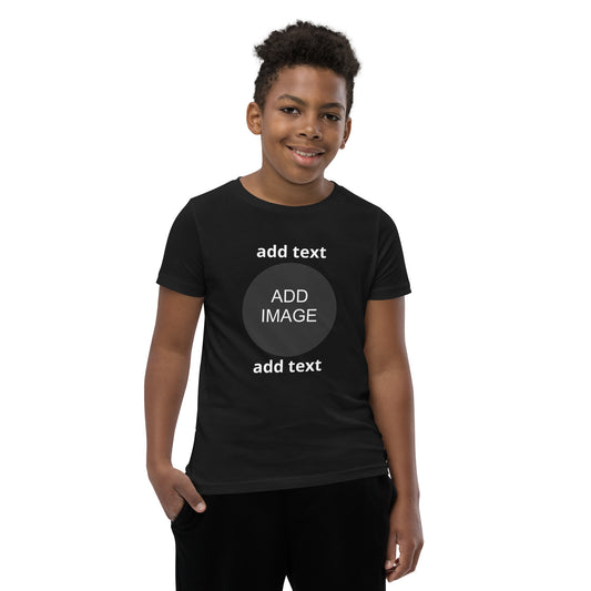 Youth Short Sleeve [front & back image and text]